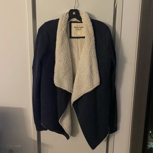 Abercrombie & Fitch Sherpa cardigan sz M/L